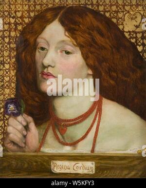 Dante Gabriel Rossetti - Regina Cordium (1860). Stockfoto