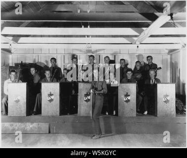 Civilian Conservation Corps in Kalifornien, März Feld Bezirk Stockfoto