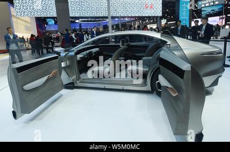 Auch ein ENOVATE MICH-S Concept Car ist in der 18. Shanghai Internationalen Automobil- Ausstellung angezeigt, wie die Auto Shanghai 2019, in S bekannt Stockfoto