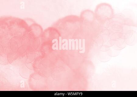 Rosa Rot Hand gezeichnet Aquarell liquid bubble Hintergrundmuster mit Farbverläufen und Kreis Elemente Stockfoto