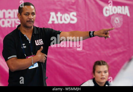 Lima, Peru. 29. Juli, 2019. United States match gültig für das PanAmericano Lima 2019 Hanl Sll Halbfinale der Frauen. Credit: Marcelo Machado de Melo/FotoArena/Alamy leben Nachrichten Stockfoto