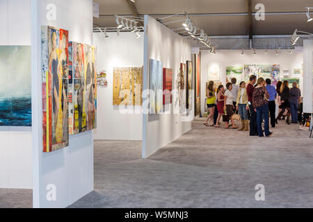 Miami Florida, Midtown, Red Dot Art Fair, Galerie Galerien, Galerien, Händler, Händler, Galerie, Produkte Verkauf, Kunst, zeitgenössische Kunst Stockfoto