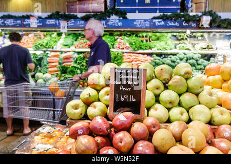 Miami Florida, Coconut Grove, Fresh Market, Lebensmittelgeschäft, Supermarkt, Unternehmen, Lebensmittel, natürlich, Bio, Shopping Shopper Shopper Shop Geschäfte Markt Marke Stockfoto