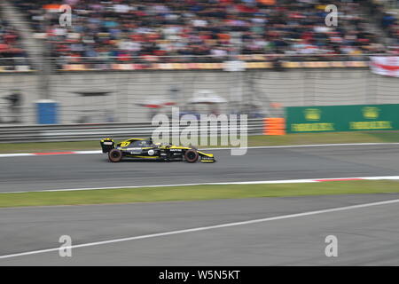 Deutsche Formel-1-Fahrer Nico Hulkenberg von Renault in der Formel 1 Heineken Chinese Grand Prix 2019 auf dem Shanghai International Circuit Stockfoto