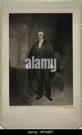 Daniel Webster - gemalt von Chester Harding; von J.Andrews & H.W. eingraviert Smith. Stockfoto