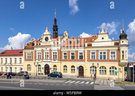 Radnice Hořovice, Stredocesky kraj, Ceska Republika/Rathaus Horovice, Mittelböhmische Region, Tschechische Republik Stockfoto