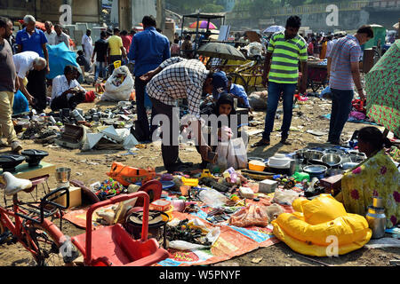 Haat Basar Surat Gujarat Indien Asien Stockfoto