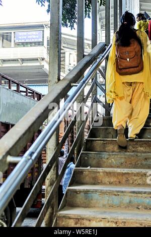 Ram Mandir Bahnhof Mumbai Maharashtra Indien Asien Stockfoto