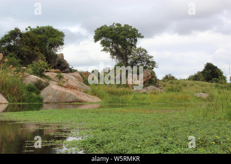 Biyamiti Wehr/Biyamiti Wehr/ Stockfoto