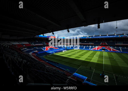 Innenansicht des Parc des Princes für die FIFA Frauen-WM Frankreich 2019 in Paris, Frankreich, 12. Juni 2019. Stockfoto