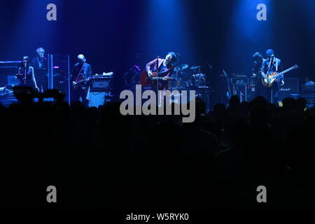 Japanische Sängerin und Songwriterin ASKA Aska führt während der Tournee 2019 in ASKA - Asien Tour in Hong Kong, China, 16. Juni 2019. Stockfoto