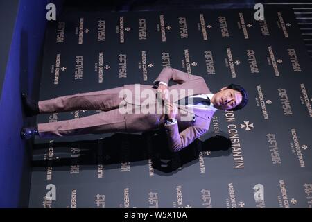 Koreanische Schauspieler Ha Jung-woo besucht eine Werbeveranstaltung für Vacheron Constantin in Seoul, Südkorea, 8. November 2018. Stockfoto