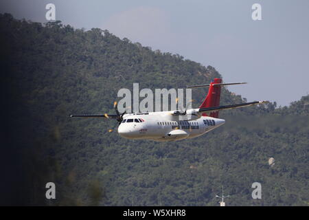 Eine ATR 42-600 der Turboprop Hersteller ATR, der während der 12. internationalen Luft- und Raumfahrt China Ausstellung, auch als Airshow Kinn bekannt Stockfoto