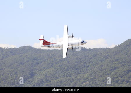Eine ATR 42-600 der Turboprop Hersteller ATR, der während der 12. internationalen Luft- und Raumfahrt China Ausstellung, auch als Airshow Kinn bekannt Stockfoto