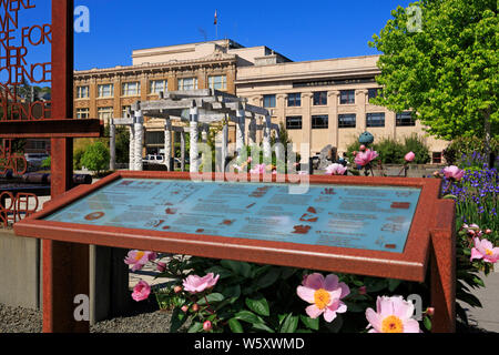 Garten der schwankenden Wellen, Astoria, Oregon, USA Stockfoto