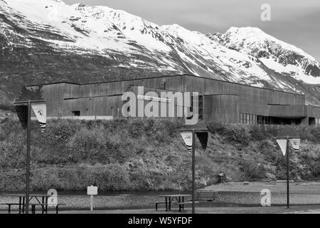 Convention and Civic Center, Valdez, Prince William Sound, Alaska, USA Stockfoto