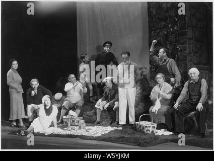 WPA Federal Theatre Project in New York: Es kann hier nicht geschehen Stockfoto