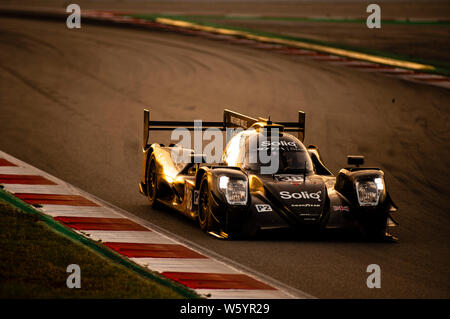 23. Juli 2019, Circuit de Catalunya, Barcelona, Spanien; der Prolog FIA World Endurance Championship; die Oreca 07 Gibson von Roberto Gonzalez, Pastor Maldonado und Anthony Davidson in Aktion Pablo Guillen/Alamy Stockfoto