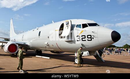 US Navy P-8A Poseidon bei der Royal International Air Tattoo 2019 Stockfoto