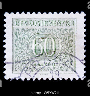 Der Tschechoslowakei Briefmarken Markenheftchen Stockfoto