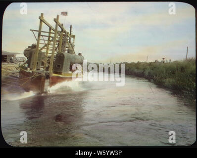 Yakima Projekt - Bucyrus Bagger - Washington Stockfoto