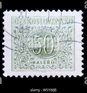 Der Tschechoslowakei Briefmarken Markenheftchen Stockfoto