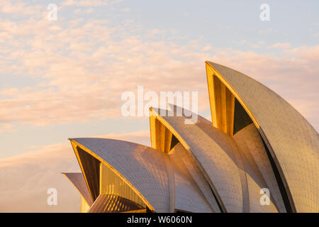 Sydney Opera House, Segel, Sydney, NSW, Australien Stockfoto