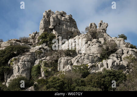 Europa, auf der Iberischen Halbinsel, Spanien, Andalusien, El Torcal de Antequera Stockfoto