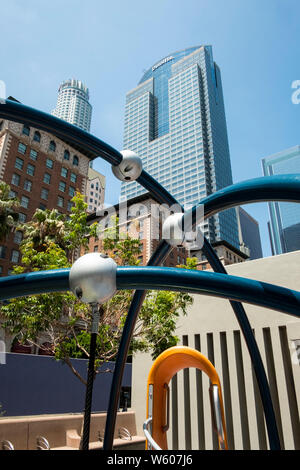 Spielplatz, Pershing Square, Downtown Los Angeles, Kalifornien, Vereinigte Staaten von Amerika Stockfoto