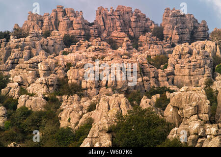 Europa, auf der Iberischen Halbinsel, Spanien, Andalusien, El Torcal de Antequera, National Park Stockfoto