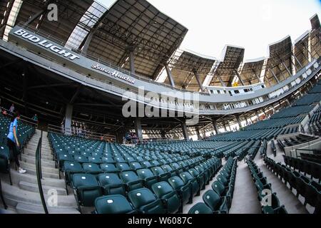 Panorámica del Estadio, gradas y Campo de Beisbol, durante el San Blas Inauguracion del Nuevo Estadio de Yaquis de Ciudad Obregon, con el Partido de Beisbol ante Naranjeros de Hermosillo. Potosinos Temporada de La Liga Mexicana del Pacifico 2016 2017 © Foto: LuisGutierrez/NORTEPHOTO.COM Stockfoto