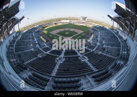 Panorámica del Estadio, gradas y Campo de Beisbol, durante el San Blas Inauguracion del Nuevo Estadio de Yaquis de Ciudad Obregon, con el Partido de Beisbol ante Naranjeros de Hermosillo. Potosinos Temporada de La Liga Mexicana del Pacifico 2016 2017 © Foto: LuisGutierrez/NORTEPHOTO.COM Stockfoto