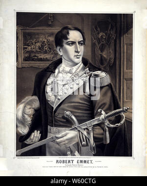 Robert Emmet, Irelands patriot Märtyrer Ca. 1874 Stockfoto