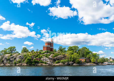Das kastellet auf kastellholmen Insel, Stockholm, Schweden Stockfoto