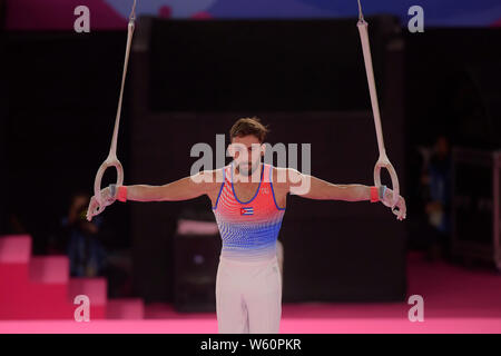 Lima, Peru. 30. Juli, 2019. Rafael Rosendi an der Rolle Test Pan American Games von Lima 2019. Lima. PE. Credit: Reinaldo Reginato/FotoArena/Alamy leben Nachrichten Stockfoto