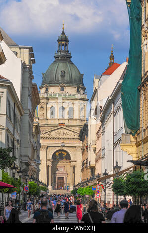 St. Stephen's Basilica Budapest Ungarn Stockfoto