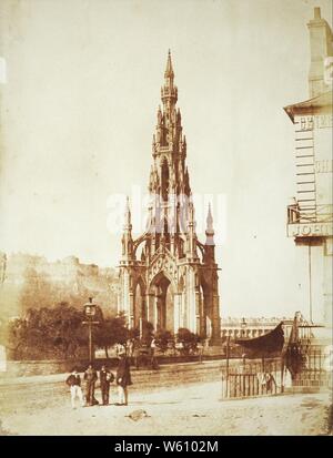 David Octavius Hill und Robert Adamson - Scott Monument, Edinburgh- Stockfoto