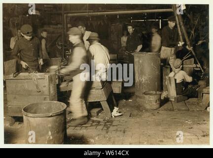 Tageslichtszene, Wheaton Glashütten. Stockfoto