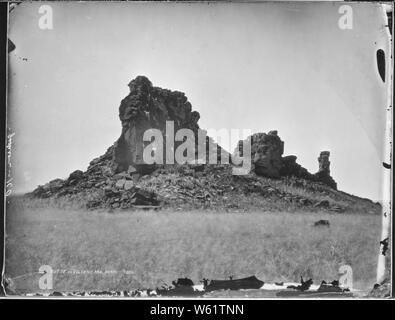 Butte vulkanischer Asche, Henry's Fork. Fremont County, Idaho Stockfoto