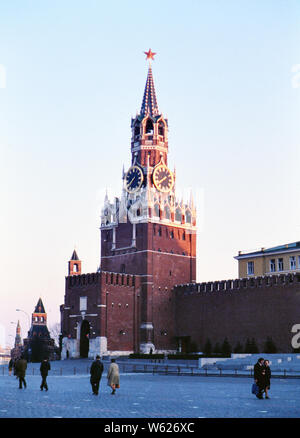 70er Jahre Russland - Eine der vielen Kreml in Moskau am Vormittag Ca. April oder Mai 1978 Stockfoto