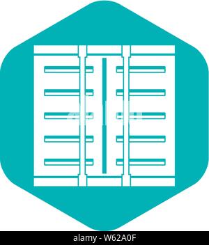 Jalousie Symbol, einfachen Stil Stock Vektor