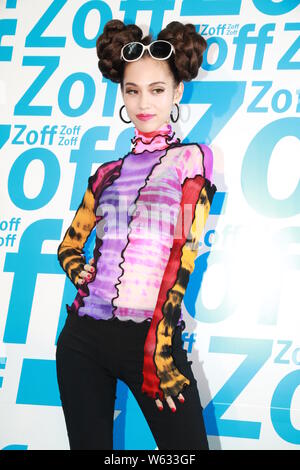 Japanische Model und Schauspielerin Kiko Mizuhara besucht eine Werbeveranstaltung für Zoff in Hongkong, China, 20. Oktober 2018. Stockfoto