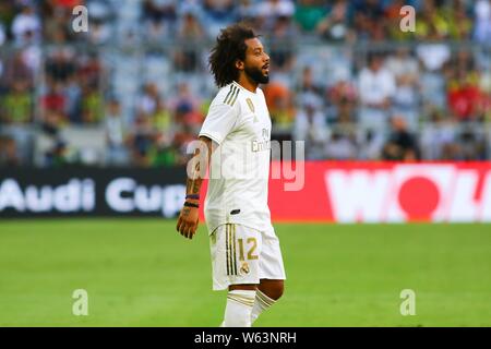 München, Deutschland. 30. Juli, 2019. Muenchen, Deutschland Juli 30, 2019: Audi Cup - 2019 - Real Madrid. Tottenham Hotspur Marcelo (Real Madrid), Förderung/Single Image/| Verwendung der weltweiten Kredit: dpa/Alamy leben Nachrichten Stockfoto