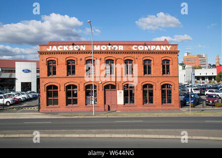 Launceston, Tasmanien: April 06, 2019 - Jackson Motor Company ist der Ford Dealership in Launceston Verkauf von neuen und gebrauchten Autos, Suvs und Pick-up-Trucks. Stockfoto