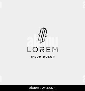 Pen code Logo Design vector Schriftsteller Codierung Symbol Stock Vektor