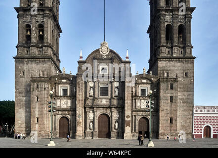 Mexiko- Stadt, Puebla de los Angeles, Puebla Cathedral ist eine römisch-katholische Kirche Stockfoto