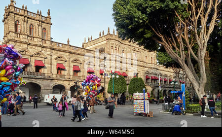 Mexiko- Stadt, Puebla Rathaus - Palacio Municipal Colonial Stockfoto