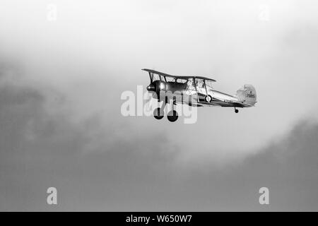 Gloster Gladiator, registriert G-Amrk (K 7985) in Old Warden. Stockfoto