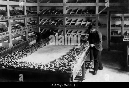 Künstlerische Arbeitnehmer in Vatikanstadt, 1910 Stockfoto