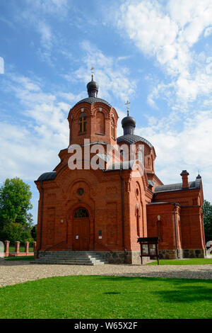 Orthodoxe Kirche St. Nikolaus, Bialowieza, Podlasien, Polen Stockfoto